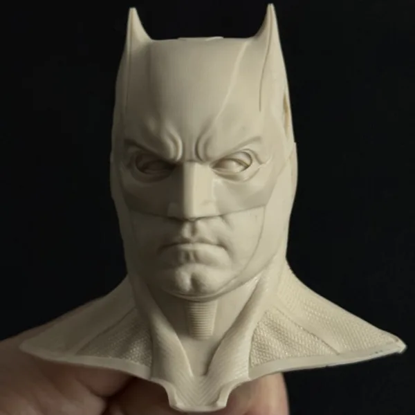 Ben Affleck Batman - 1/6 Scale Unpainted Action Figure Head Sculpt
