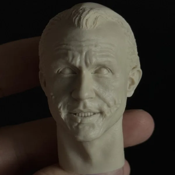 Heath Ledger Joker - 1/6 Scale Unpainted Action Figure Head Sculpt
