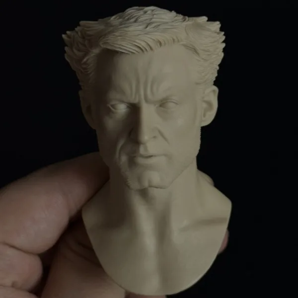 Wolverine - 1/6 Scale Unpainted Action Figure Head Sculpt
