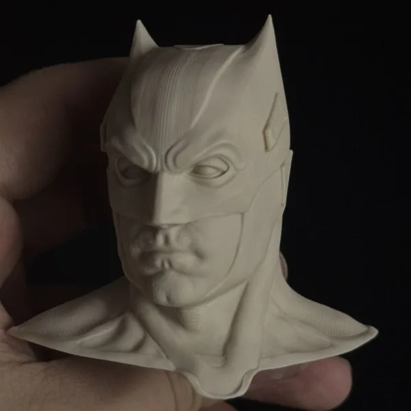 Ben Affleck Batman - 1/6 Scale Unpainted Action Figure Head Sculpt