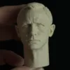 Daniel Craig James Bond - 1/6 Scale Unpainted Action Figure Head Sculpt