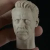 Tony Stark Ironman - 1/6 Scale Unpainted Action Figure Head Sculpt