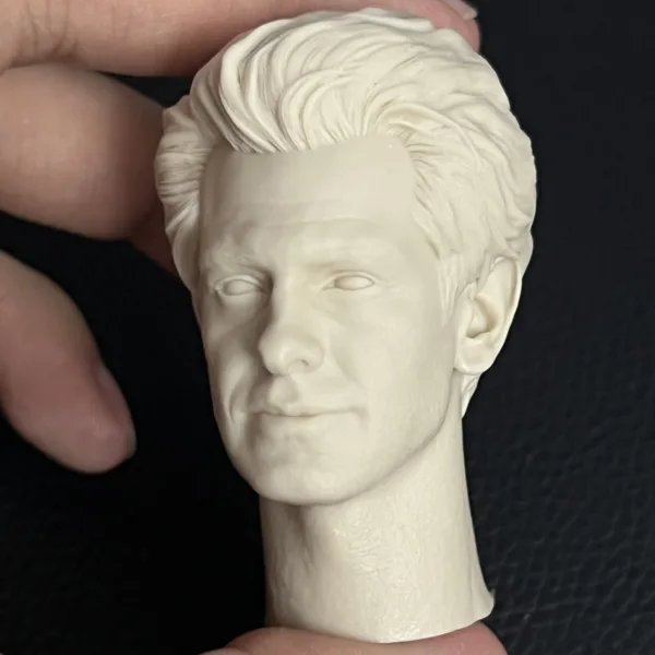 Andrew Garfield SpiderMan - 1/6 Scale Unpainted Action Figure Head Sculpt