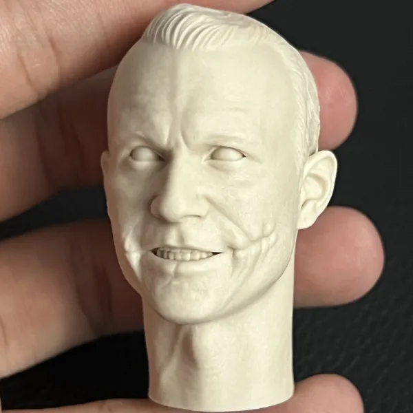 Heath Ledger Joker - 1/6 Scale Unpainted Action Figure Head Sculpt