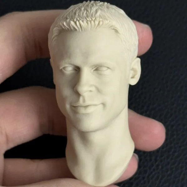 Brad Pitt - 1/6 Scale Unpainted Action Figure Head Sculpt