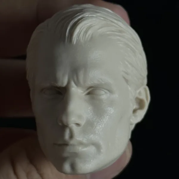 Henry Cavill Superman - 1/6 Scale Unpainted Action Figure Head Sculpt