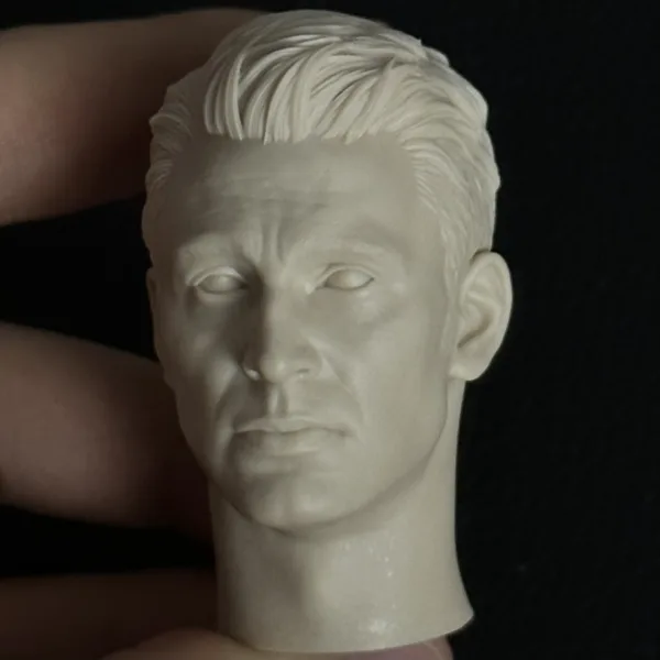 Chris Evans - 1/6 Scale Unpainted Action Figure Head Sculpt