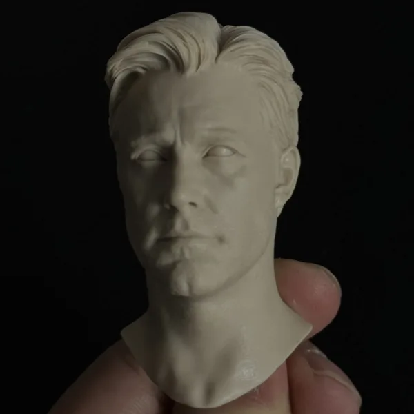 Ben Affleck Batman - 1/6 Scale Unpainted Action Figure Head Sculpt