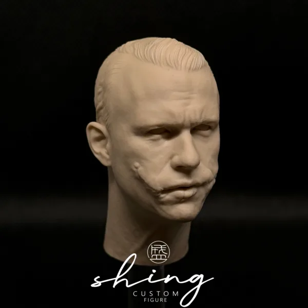 Heath Ledger Joker - 1/6 Scale Unpainted Action Figure Head Sculpt
