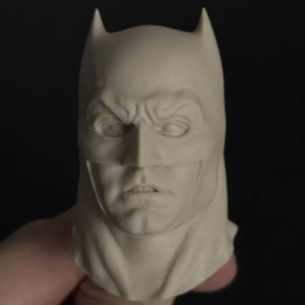 Ben Affleck Batman - 1/6 Scale Unpainted Action Figure Head Sculpt