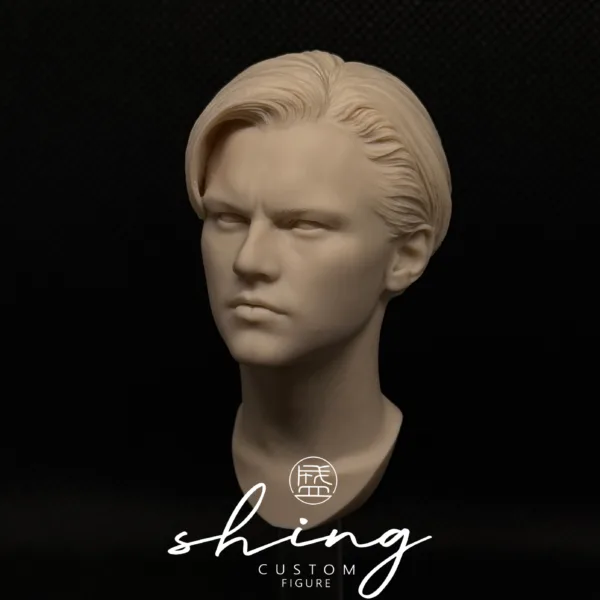 Leonardo DiCaprio - 1/6 Scale Unpainted Action Figure Head Sculpt