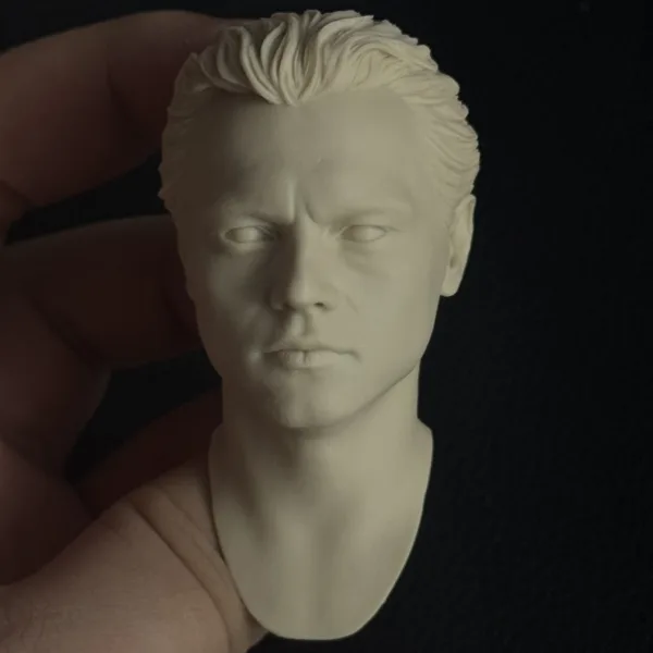 Leonardo DiCaprio - 1/6 Scale Unpainted Action Figure Head Sculpt