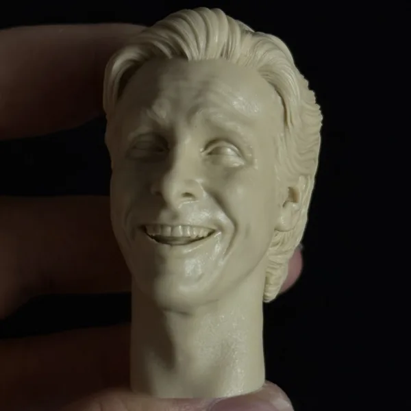 Christian Bale - 1/6 Scale Unpainted Action Figure Head Sculpt