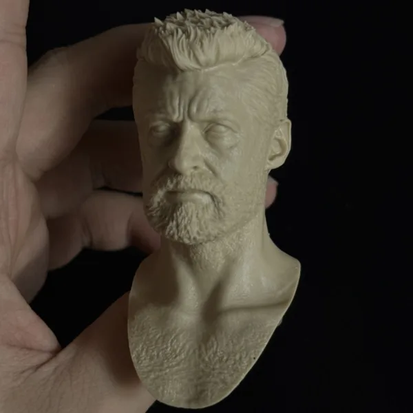Old Wolverine - 1/6 Scale Unpainted Action Figure Head Sculpt