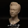 张颂文 Zhang Songwen - 1/6 Scale Unpainted Action Figure Head Sculpt