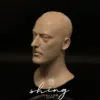 Jean Reno - 1/6 Scale Unpainted Action Figure Head Sculpt