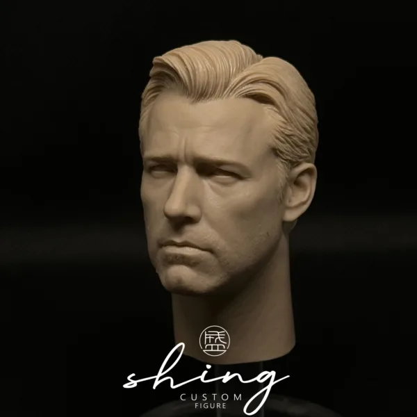 Ben Affleck Batman - 1/6 Scale Unpainted Action Figure Head Sculpt