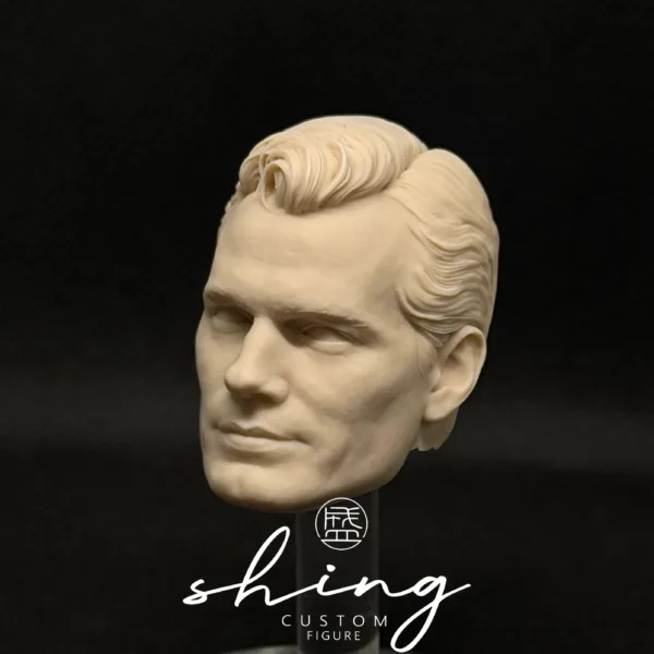 Henry Cavill Superman - 1/6 Scale Unpainted Action Figure Head Sculpt