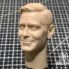 George Clooney - 1/6 Scale Unpainted Action Figure Head Sculpt