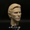 Christian Bale Batman - 1/6 Scale Unpainted Action Figure Head Sculpt