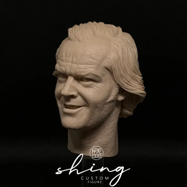 Jack Nicholson - 1/6 Scale Unpainted Action Figure Head Sculpt