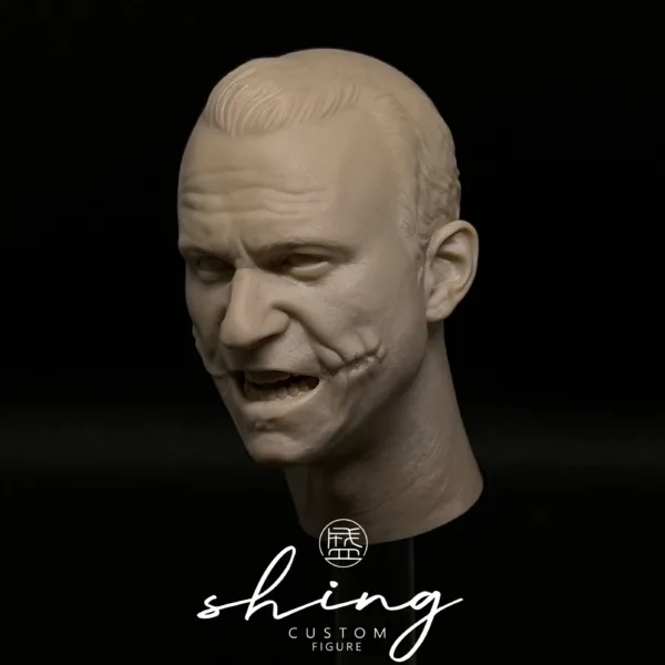 Heath Ledger Joker - 1/6 Scale Unpainted Action Figure Head Sculpt