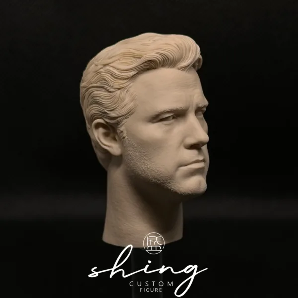 Ben Affleck Batman - 1/6 Scale Unpainted Action Figure Head Sculpt