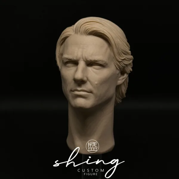 Tom Cruise - 1/6 Scale Unpainted Action Figure Head Sculpt