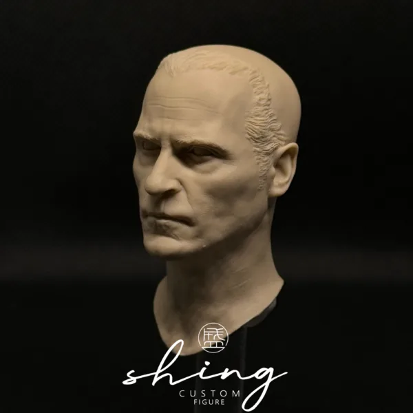 Joaquin Phoenix Joker - 1/6 Scale Unpainted Action Figure Head Sculpt