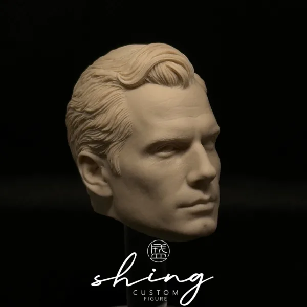 Henry Cavill Superman - 1/6 Scale Unpainted Action Figure Head Sculpt