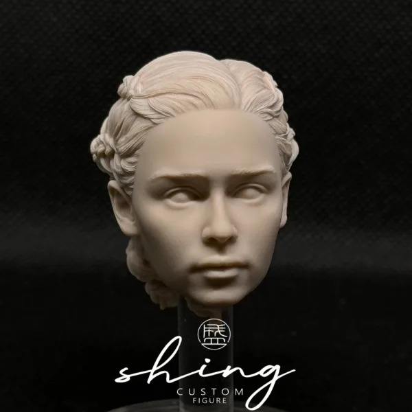 Emilia Clarke - 1/6 Scale Unpainted Action Figure Head Sculpt