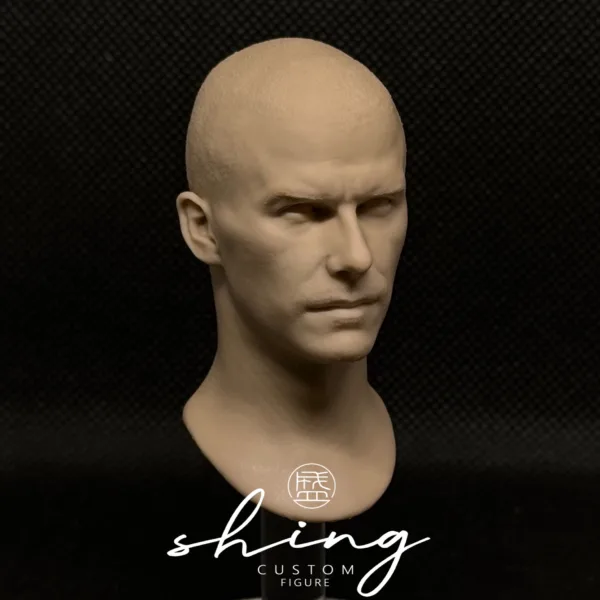 David Beckham - 1/6 Scale Unpainted Action Figure Head Sculpt