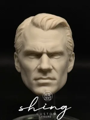 Henry Cavill Superman - 1/6 Scale Unpainted Action Figure Head Sculpt