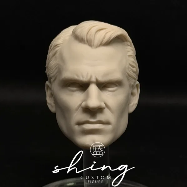 Henry Cavill Superman - 1/6 Scale Unpainted Action Figure Head Sculpt