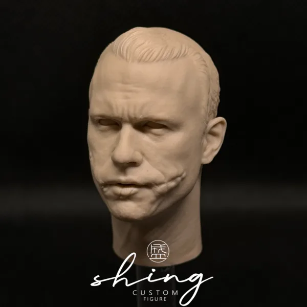 Heath Ledger Joker - 1/6 Scale Unpainted Action Figure Head Sculpt