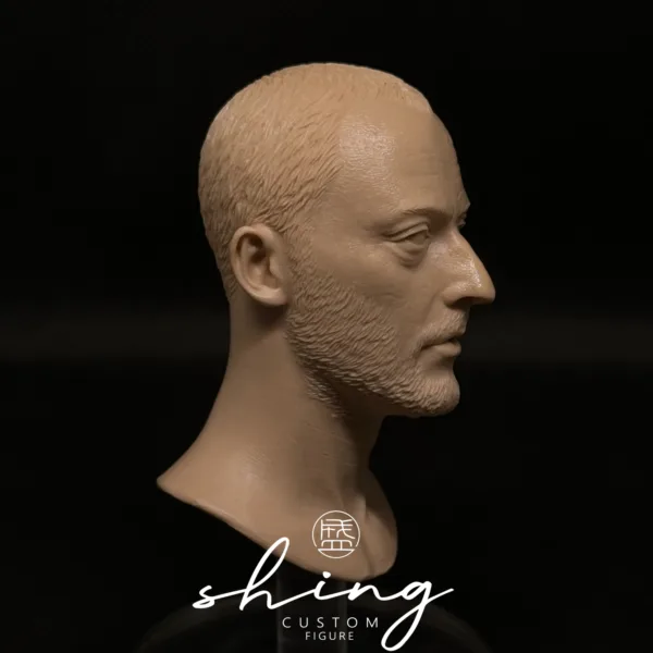 Jean Reno - 1/6 Scale Unpainted Action Figure Head Sculpt