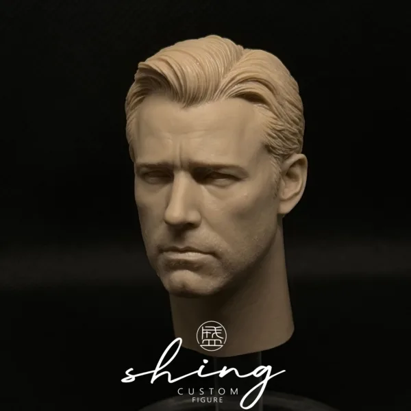 Ben Affleck Batman - 1/6 Scale Unpainted Action Figure Head Sculpt