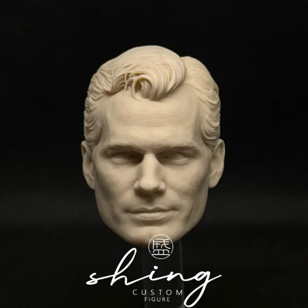 Henry Cavill Superman - 1/6 Scale Unpainted Action Figure Head Sculpt