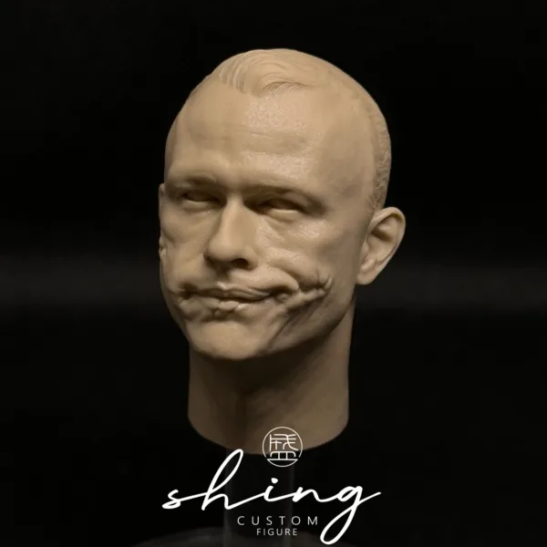 Heath Ledger Joker - 1/6 Scale Unpainted Action Figure Head Sculpt