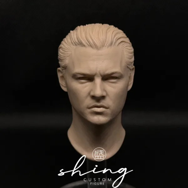 Leonardo DiCaprio - 1/6 Scale Unpainted Action Figure Head Sculpt