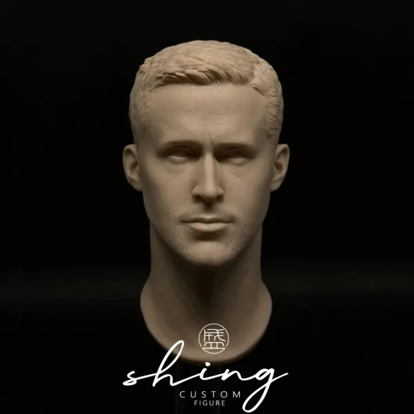 Ryan Gosling - 1/6 Scale Unpainted Action Figure Head Sculpt
