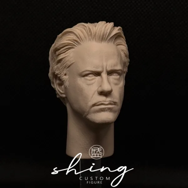 Tony Stark Ironman - 1/6 Scale Unpainted Action Figure Head Sculpt
