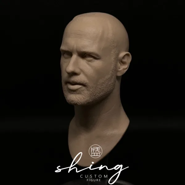 Andrew Lincoln - 1/6 Scale Unpainted Action Figure Head Sculpt