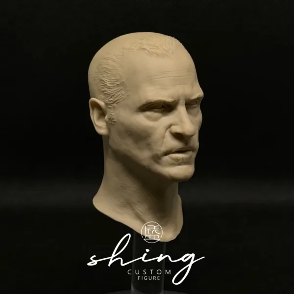 Joaquin Phoenix Joker - 1/6 Scale Unpainted Action Figure Head Sculpt