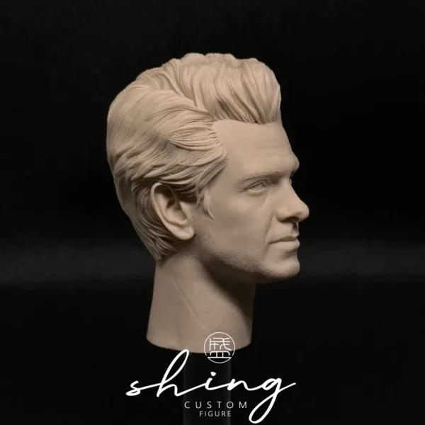Andrew Garfield SpiderMan - 1/6 Scale Unpainted Action Figure Head Sculpt