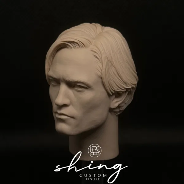 Robert Pattinson Batman - 1/6 Scale Unpainted Action Figure Head Sculpt