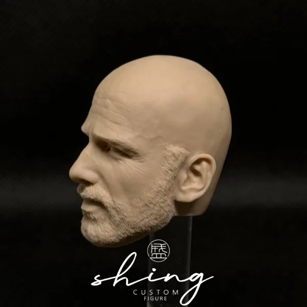 Andrew Lincoln - 1/6 Scale Unpainted Action Figure Head Sculpt