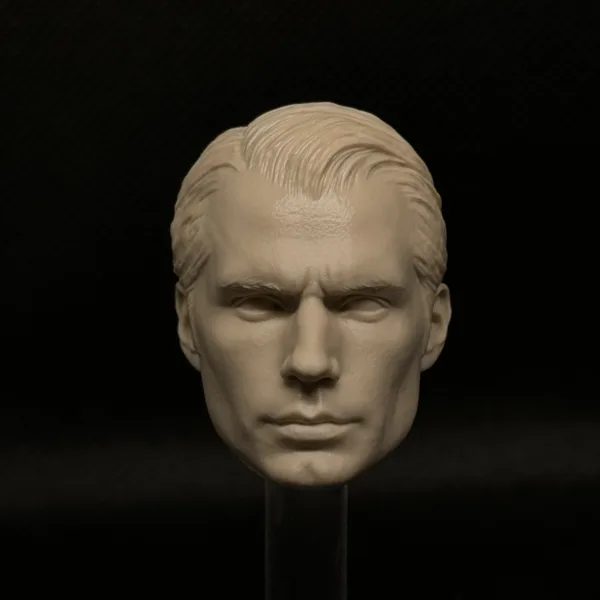 Henry Cavill Superman - 1/6 Scale Unpainted Action Figure Head Sculpt