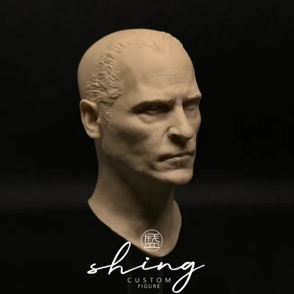 Joaquin Phoenix Joker - 1/6 Scale Unpainted Action Figure Head Sculpt