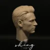 Captain America - 1/6 Scale Unpainted Action Figure Head Sculpt